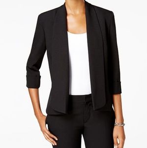 Kasper open-front jacket